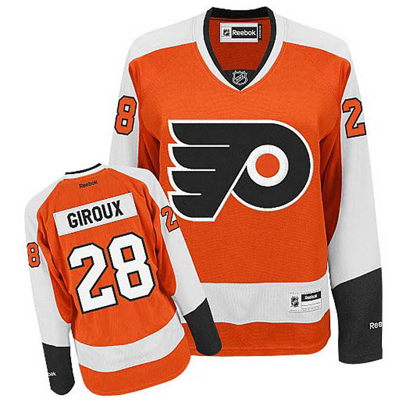 Womens Claude Giroux Philadelphia Flyers #28 Home Ice Hockey Jersey