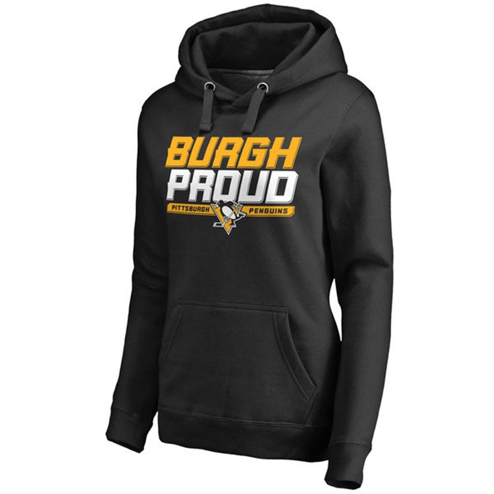 NHL Pittsburgh Penguins Black Hometown Collection Pullover Hoodie