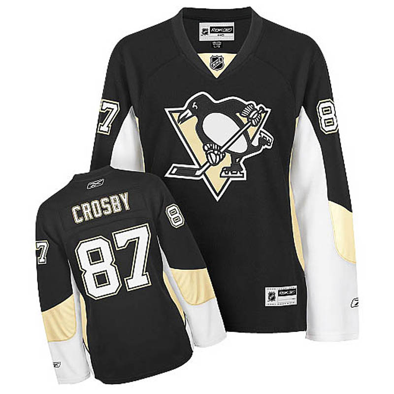 Womens Sidney Crosby Pittsburgh Penguins #87 Home Ice Hockey Jersey