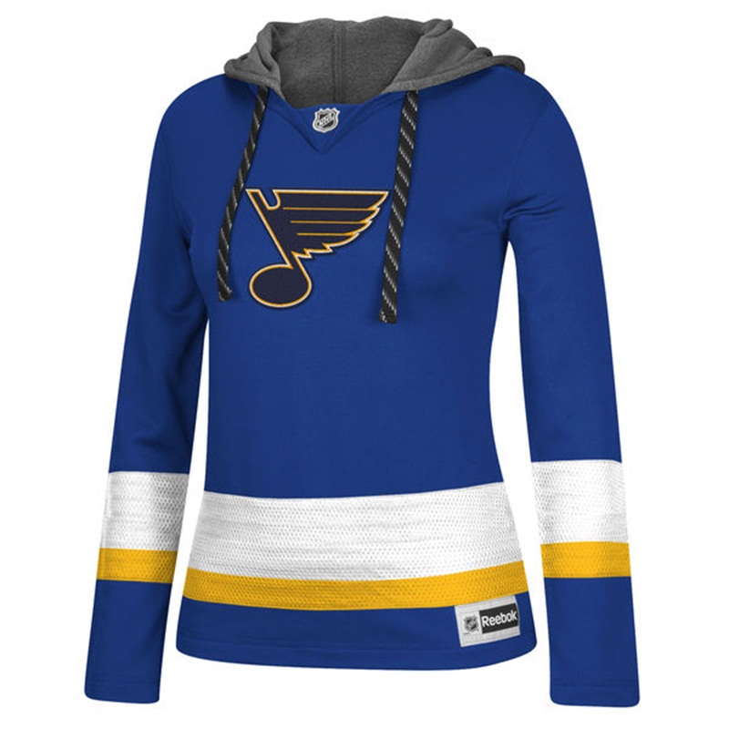 NHL St. Louis Blues Royal Jersey Pullover Hoodie