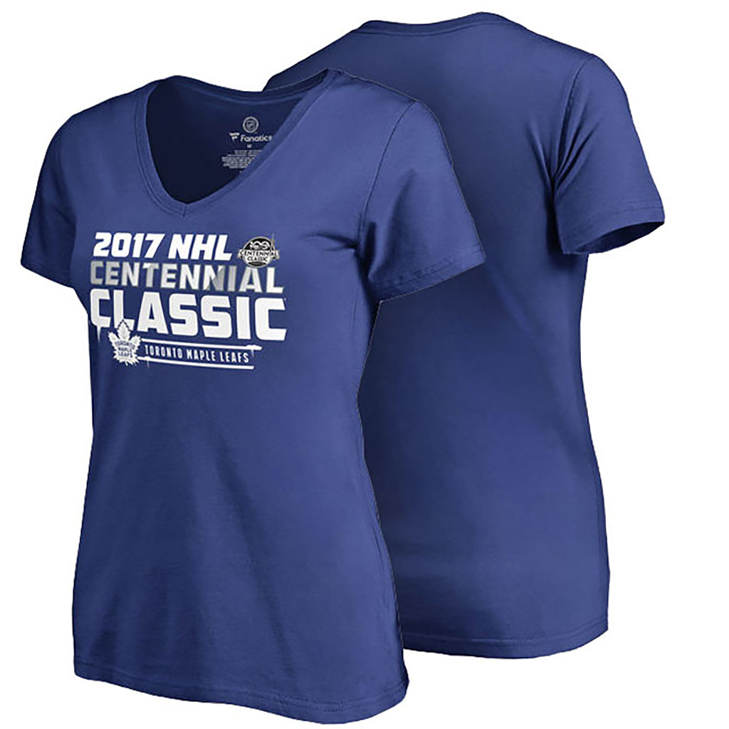 2017 Centennial Classic Toronto Maple Leafs Blue Ice Cold T-shirt