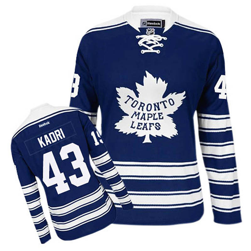 Womens Nazem Kadri Toronto Maple Leafs #43 2014 Winter Classic Ice Hockey Jersey