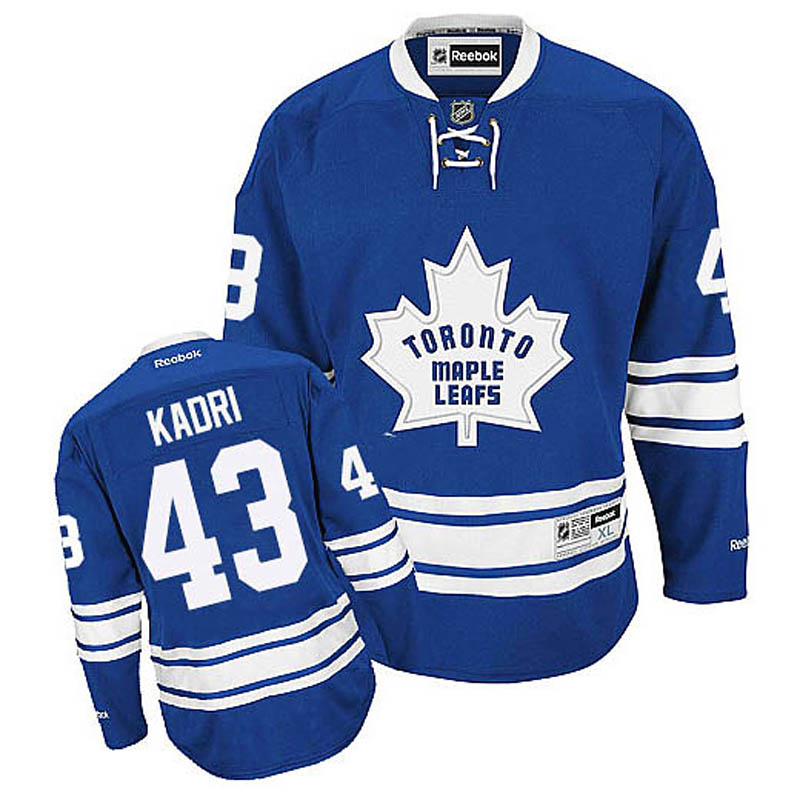 Womens Nazem Kadri Toronto Maple Leafs #43 New Third Ice Hockey Jersey