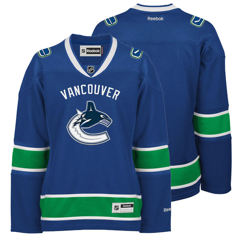 Womens Canucks Reebok Navy Jersey