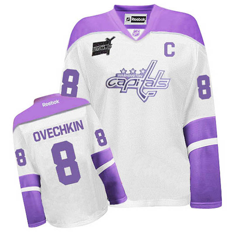 Womens Alex Ovechkin Washington Capitals #8 Thanksgiving Ice Hockey Jersey