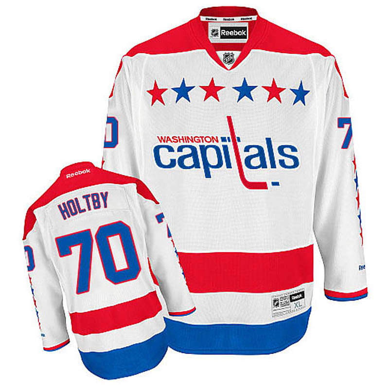 Womens Braden Holtby Washington Capitals #70 Third Ice Hockey Jersey