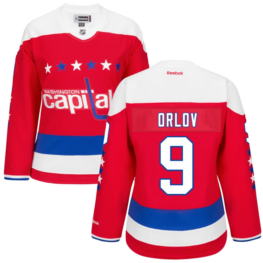 Women Washington Capitals Dmitry Orlov Red Premier Jersey