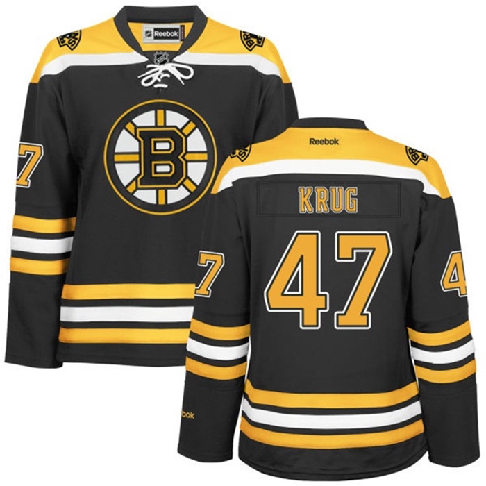 Women's Torey Krug Bruins Black Home Premier Jersey