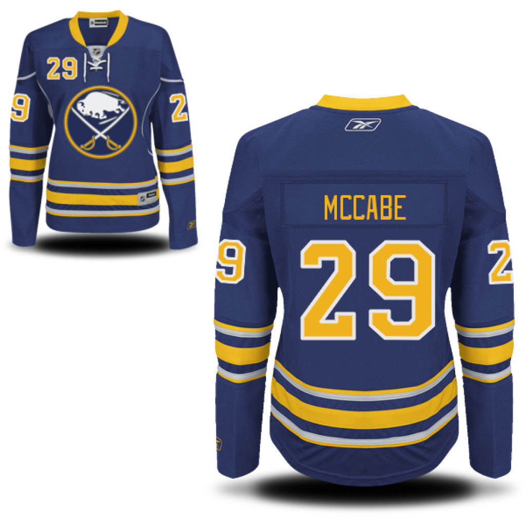 Womens Sabres Jake McCabe Navy Blue Premier Jersey