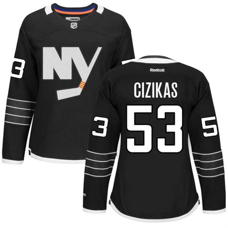 Women's Casey Cizikas New York Islanders Black Premier Alternate Jersey