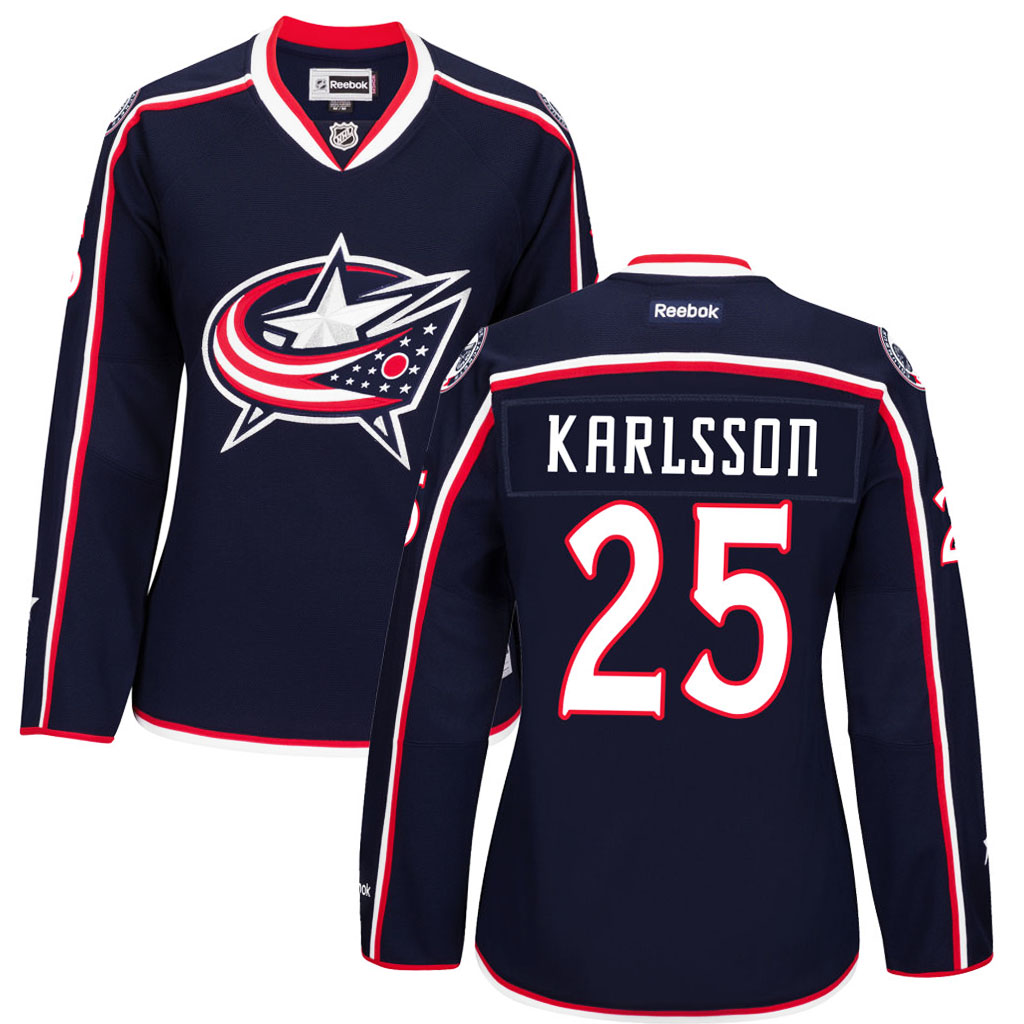 Women's Blue Jackets William Karlsson Navy Premier Home Jersey