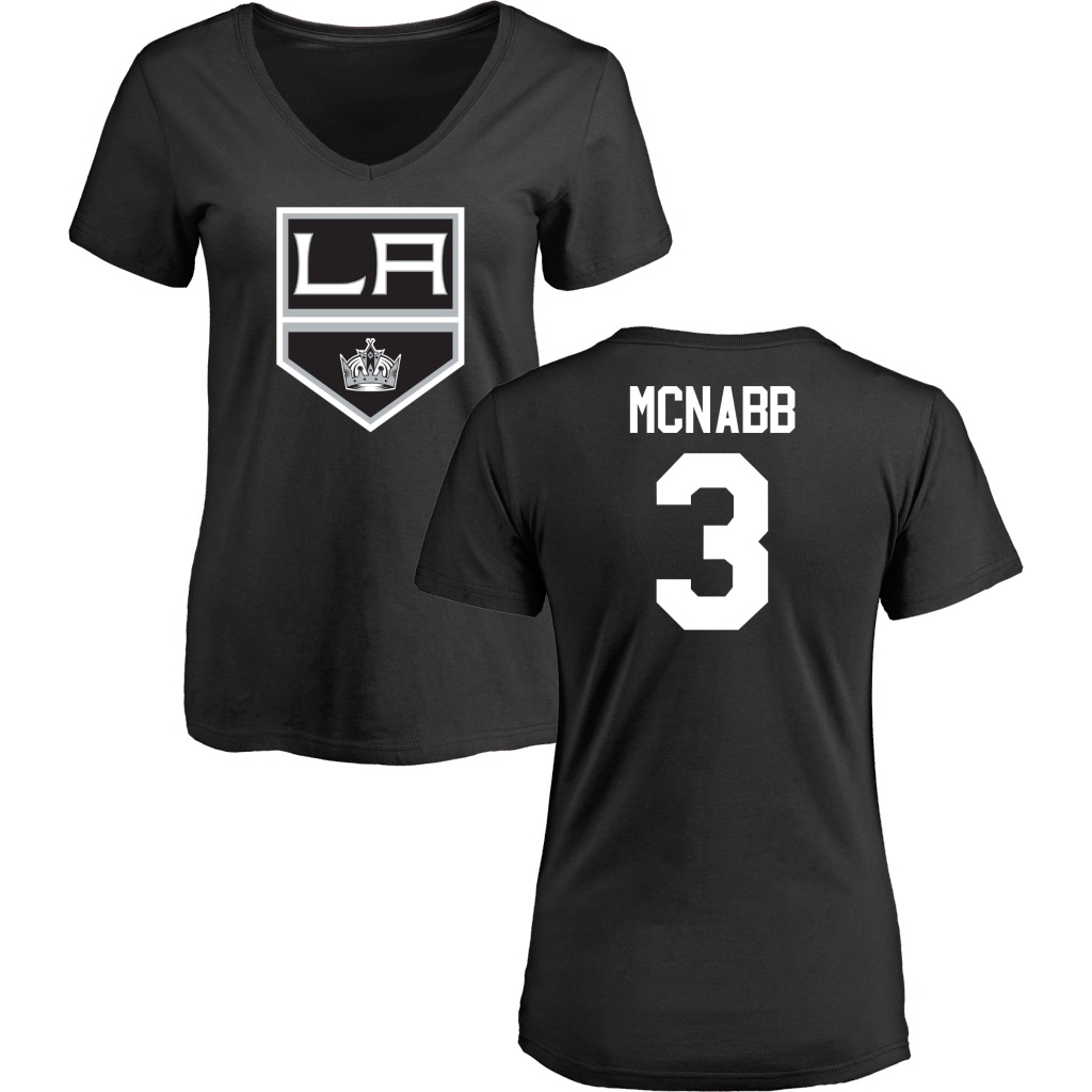 Women's Kings Brayden McNabb Black Number & Name Short Sleeve T-Shirt