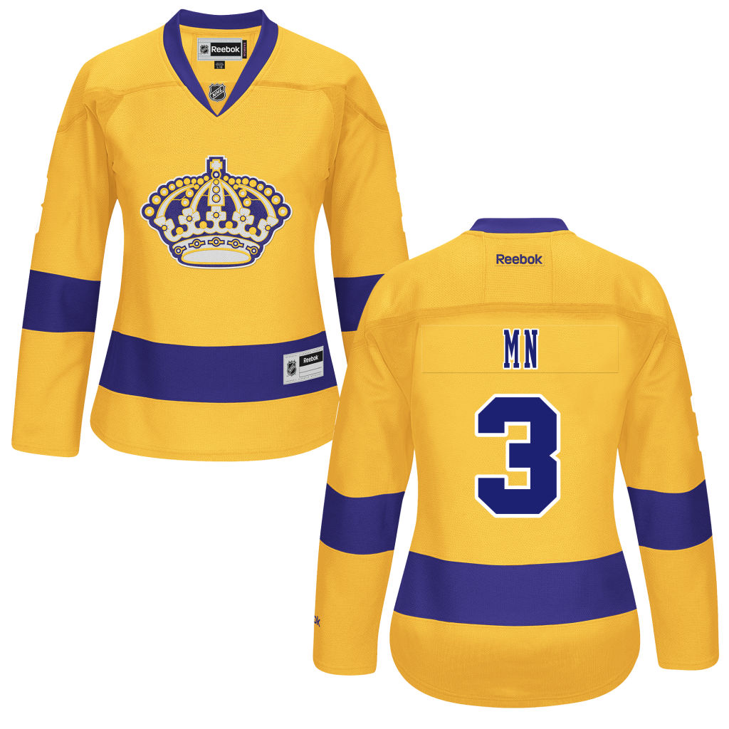 Women's Kings Brayden McNabb Gold Premier Alternate Jersey