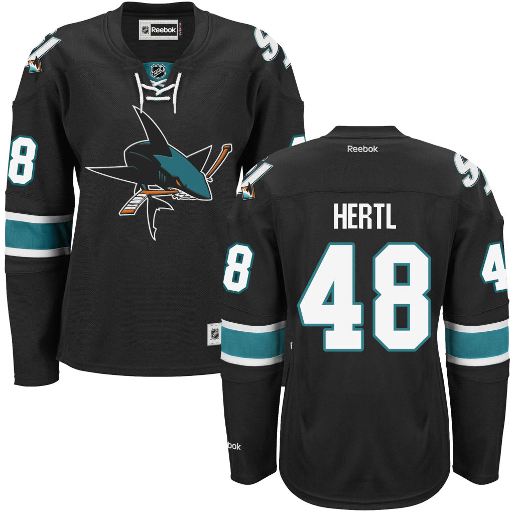 Women's Tomas Hertl San Jose Sharks Black Premier Alternate Jersey