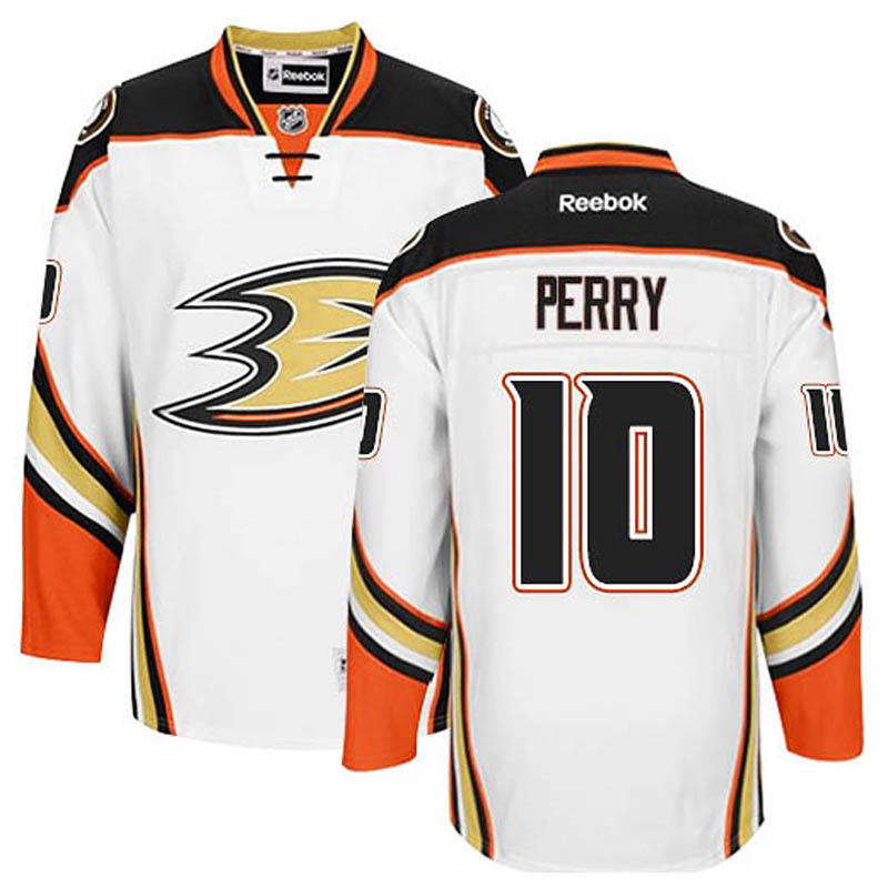 Youth Corey Perry Anaheim Ducks #10 Away Ice Hockey Jersey