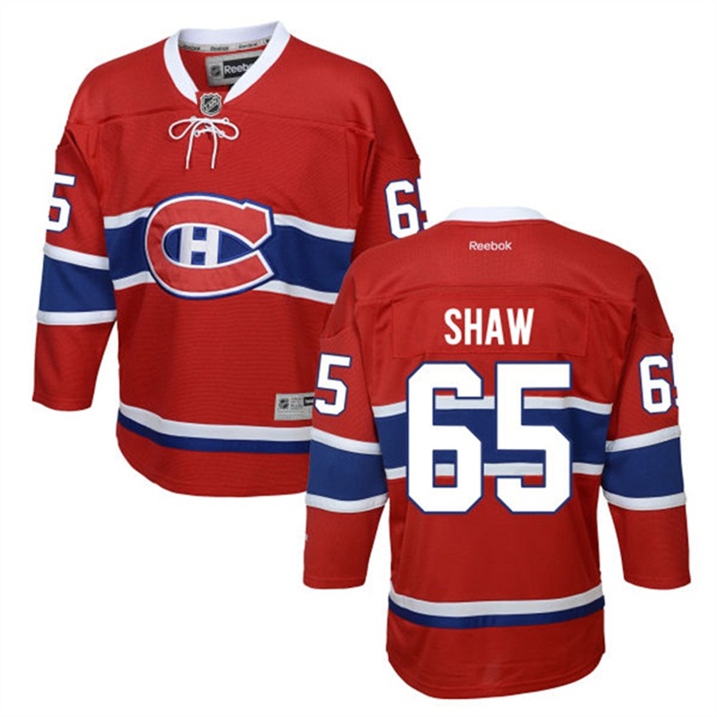 Youth Andrew Shaw Montreal Canadiens Red Premier Home Jersey