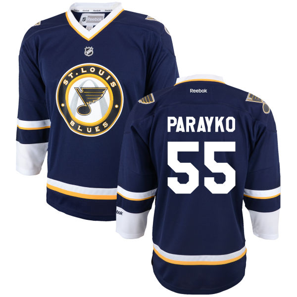 Youth Colton Parayko St. Louis Blues #55 Navy Blue Alternate Jersey