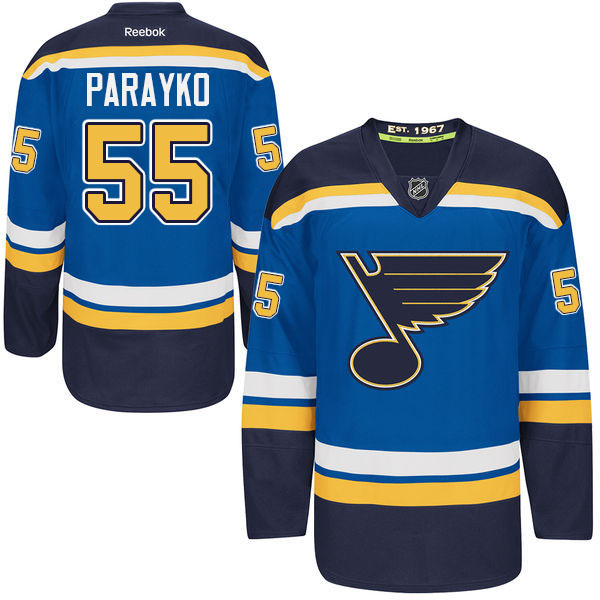 Youth Colton Parayko St. Louis Blues #55 Royal Blue Home Jersey