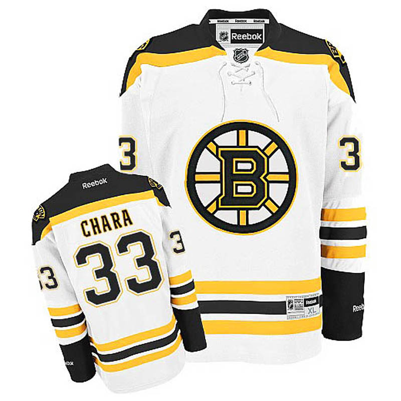 Youth Zdeno Chara Boston Bruins #33 Away Ice Hockey Jersey