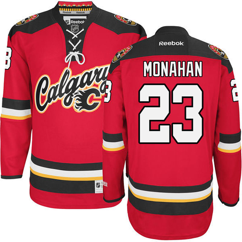 Youth Sean Monahan Calgary Flames #23 Ice Hockey Jersey