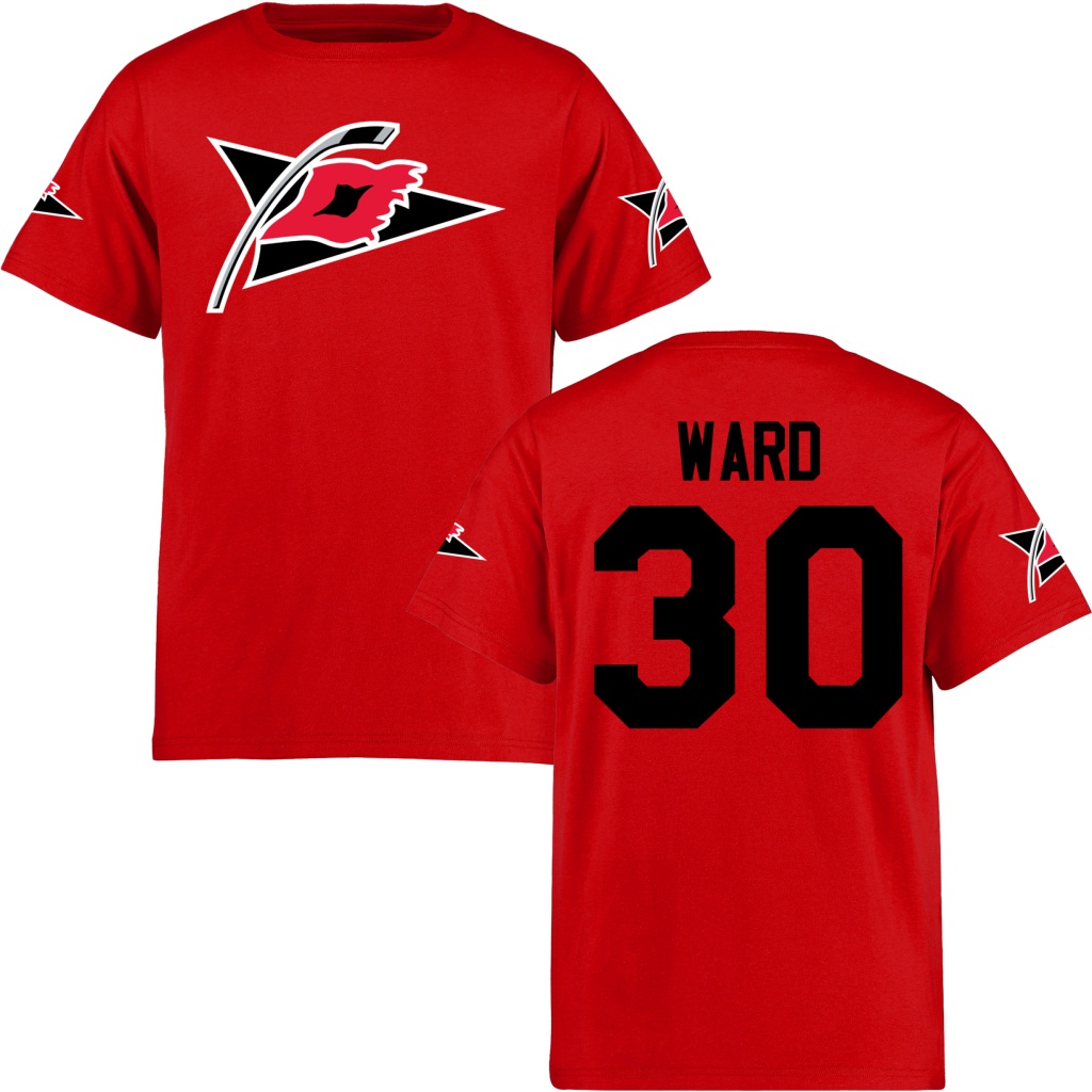 Youth Cam Ward Carolina Hurricanes Red Short Sleeve T-Shirt