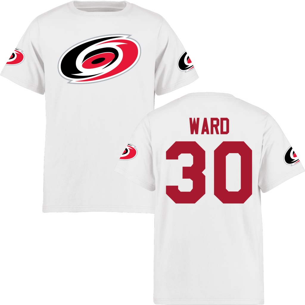 Youth Cam Ward Carolina Hurricanes White Short Sleeve T-Shirt