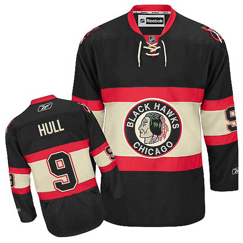 Youth Bobby Hull Chicago Blackhawks #9 New Third Ice Hockey Jersey