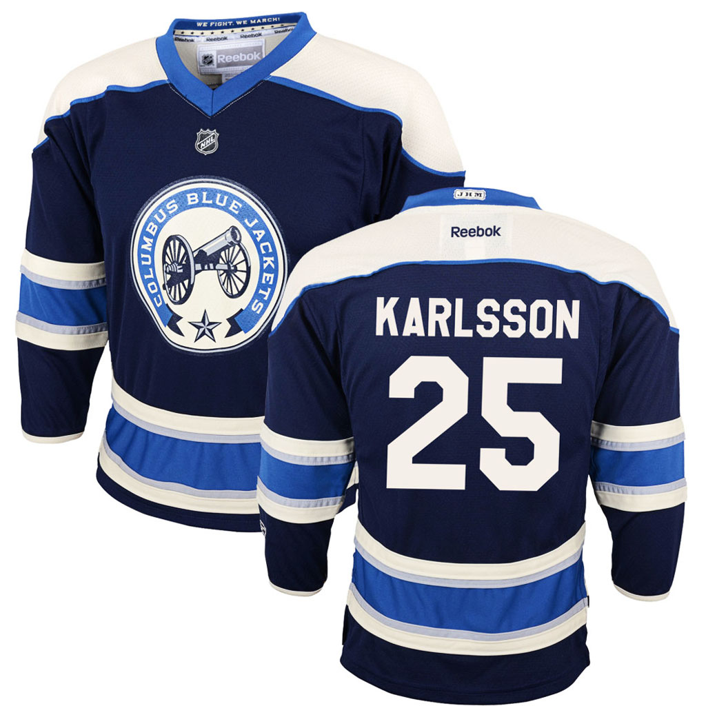 Youth Blue Jackets William Karlsson Royal Blue Alternate Jersey