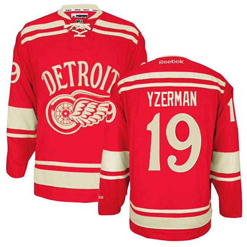 Youth Steve Yzerman Detroit Red Wings #19 2014 Winter Classic Ice Hockey Jersey