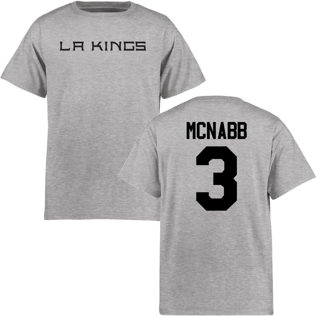 Youth Kings Brayden McNabb Gray Number & Name Short Sleeve T-Shirt