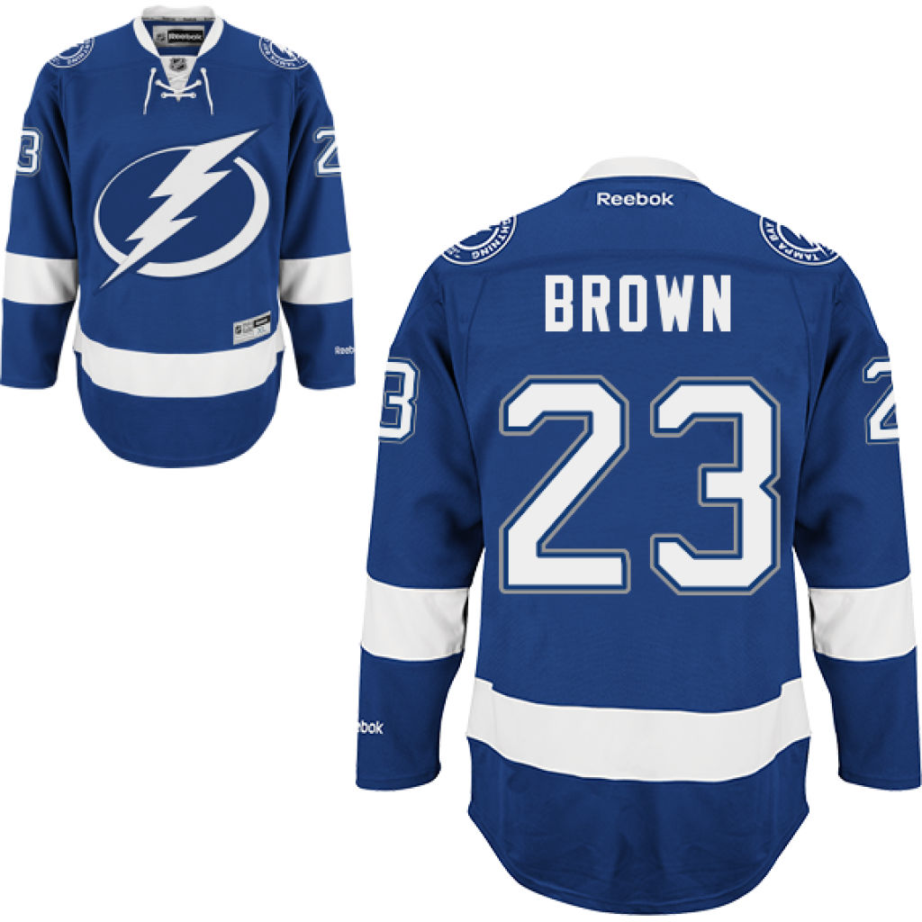 Youth Lightning J.T. Brown Blue Premier Home Jersey