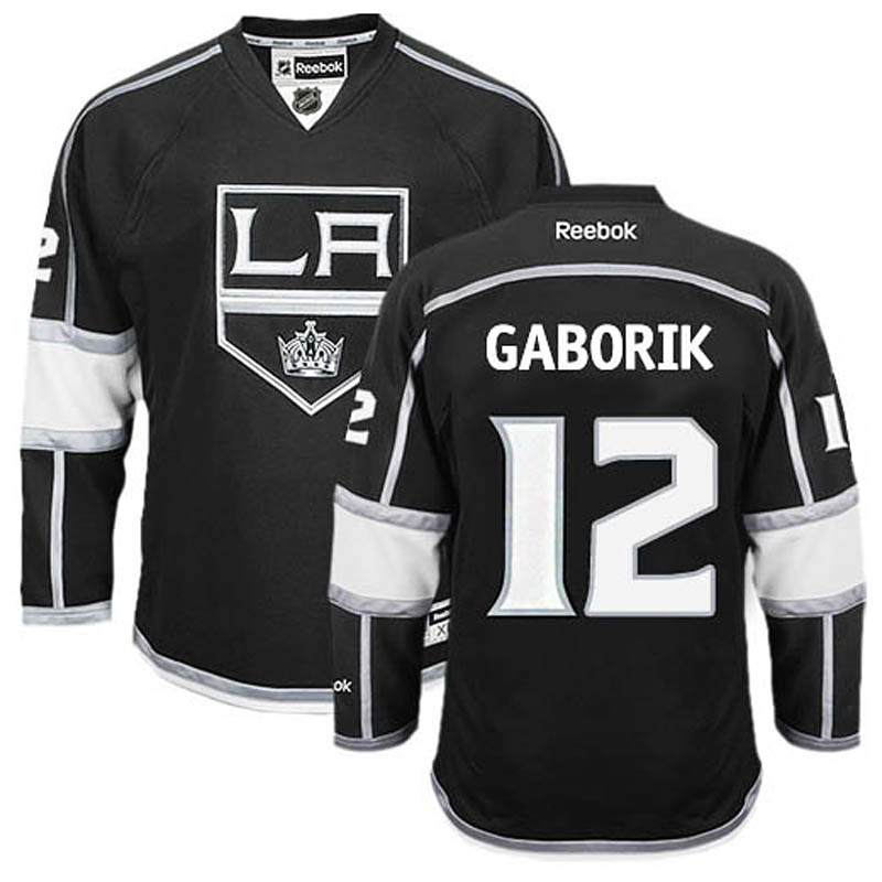 Youth Marian Gaborik Los Angeles Kings #12 Home Ice Hockey Jersey