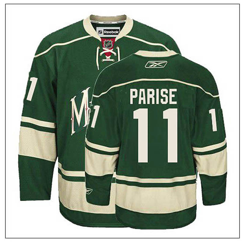 Youth Zach Parise Minnesota Wild #11 Third Ice Hockey Jersey