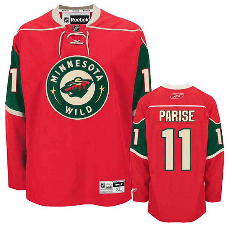 Youth Zach Parise Minnesota Wild #11 Home Ice Hockey Jersey