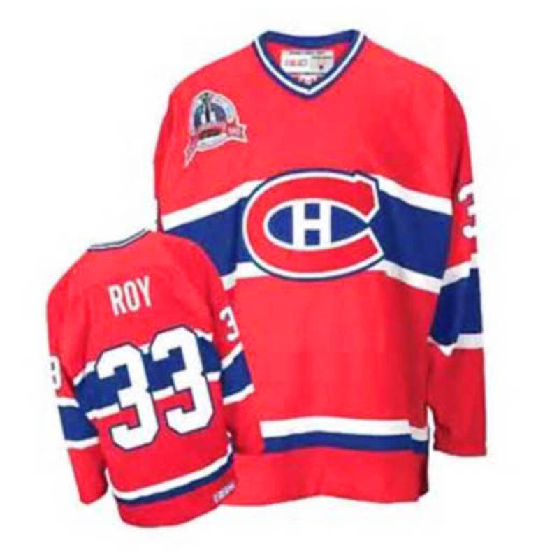 Youth Patrick Roy Montreal Canadiens #33 Throwback Ice Hockey Jersey