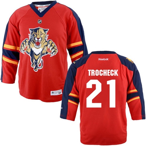 Youth Vincent Trocheck #21 Florida Panthers Red Home Premier Jersey