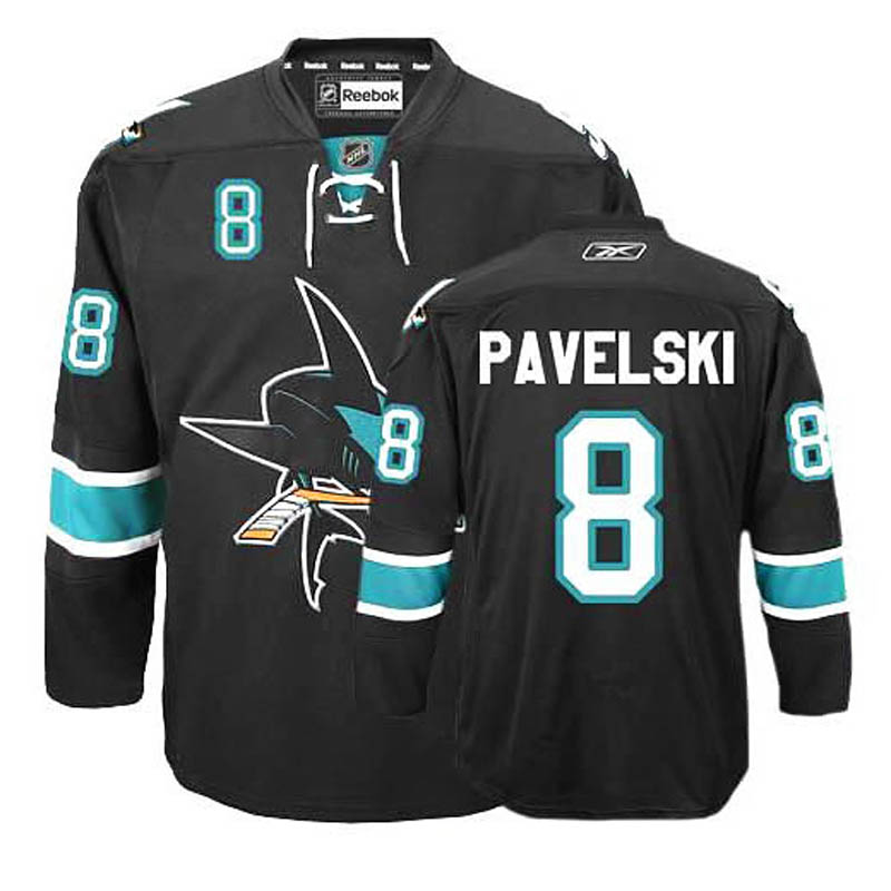 Youth Joe Pavelski San Jose Sharks #8 Third Ice Hockey Jersey