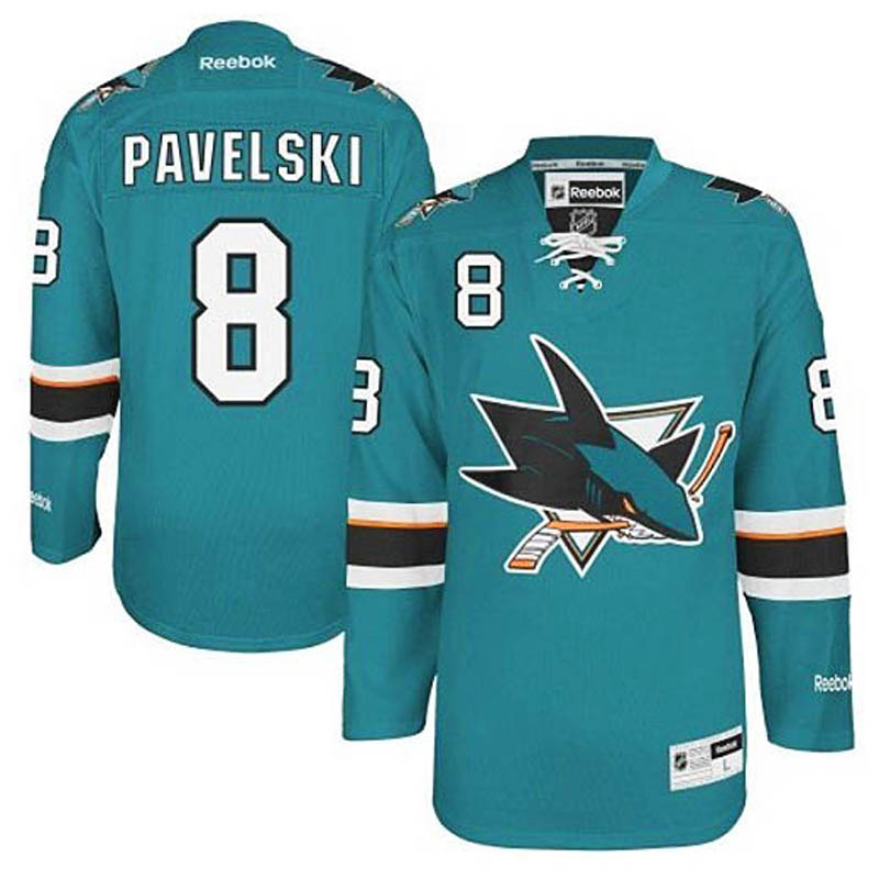 Youth Joe Pavelski San Jose Sharks #8 Home Ice Hockey Jersey