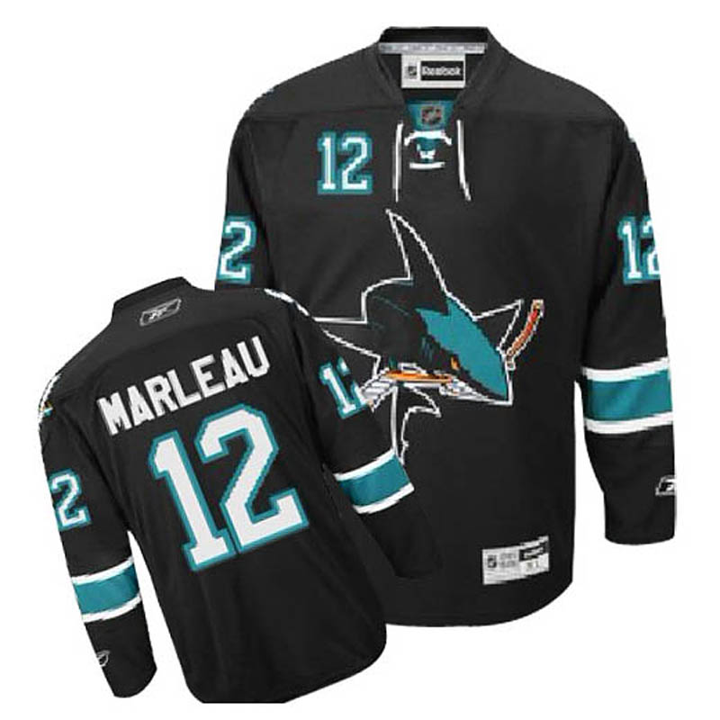 Youth Patrick Marleau San Jose Sharks #12 Third Ice Hockey Jersey