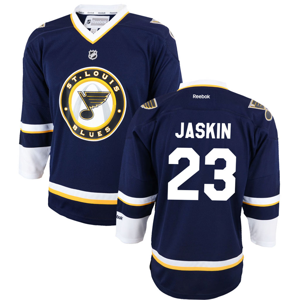 Blues Dmitrij Jaskin Royal Blue Alternate Jersey