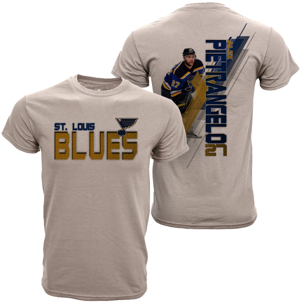 Youth Blues #27 Alex Pietrangelo Charcoal Spectrum Player T-shirt