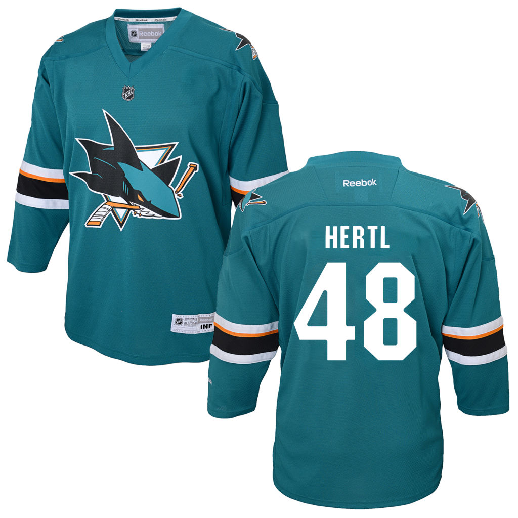 Youth Tomas Hertl San Jose Sharks Teal Home Jersey