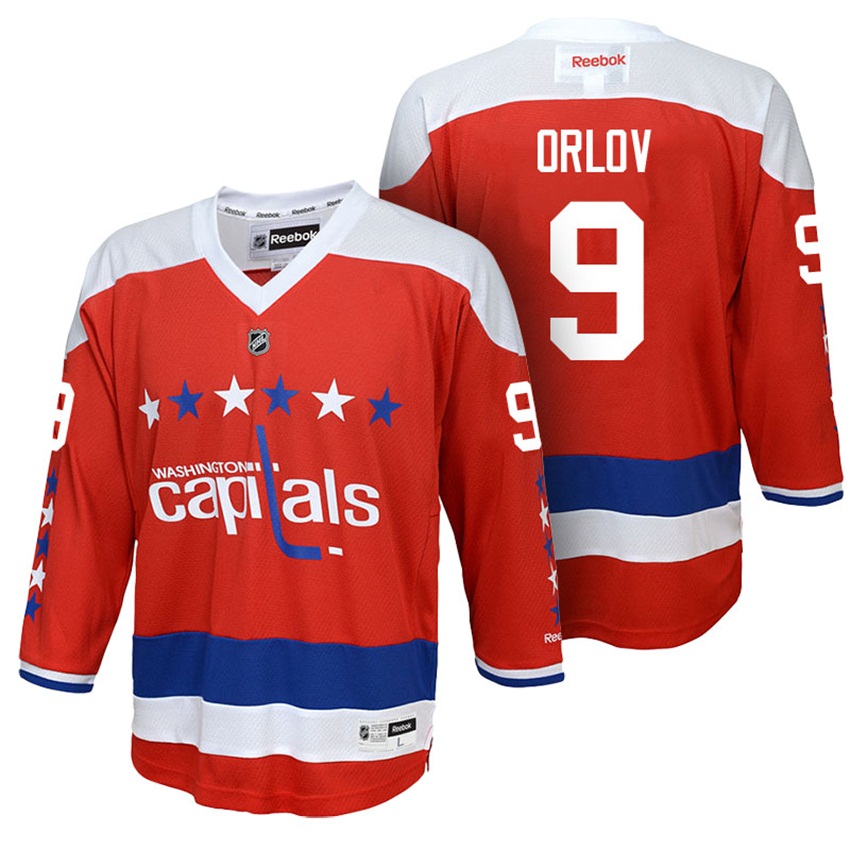 Youth Washington Capitals Dmitry Orlov Red Premier Jersey