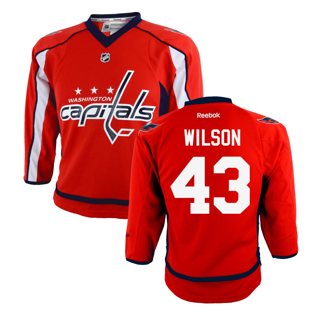 Youth Capitals Tom Wilson Red Home Jersey