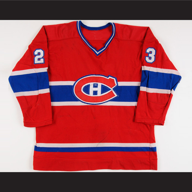 1977-78 Bob Gainey Montreal Canadiens Hockey Jersey Stanley Cup Season - Inaugural Frank J Selke Trophy