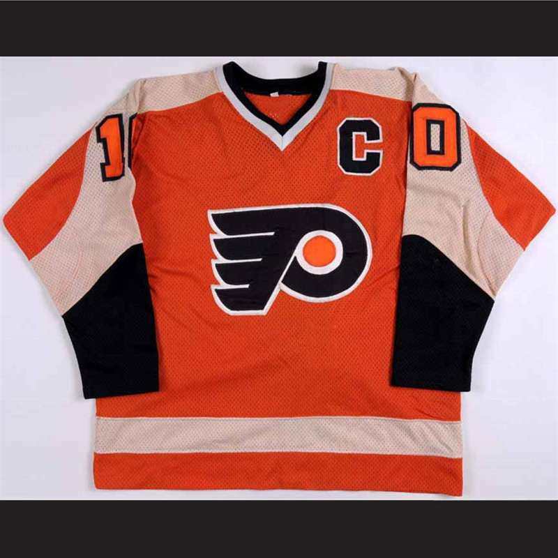 1980-81 Mel Bridgman Philadelphia Flyers Retro hockey jerseys