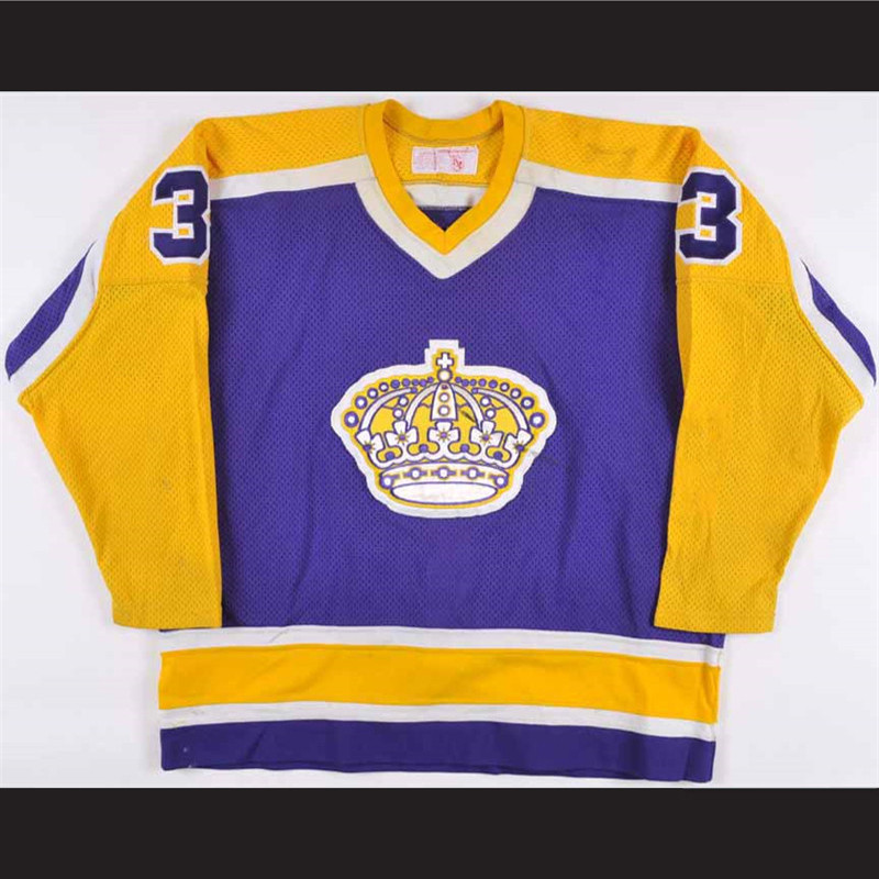 1981-82 Ian Turnbull Los Angeles Kings retro hockey jersey The New England Collection