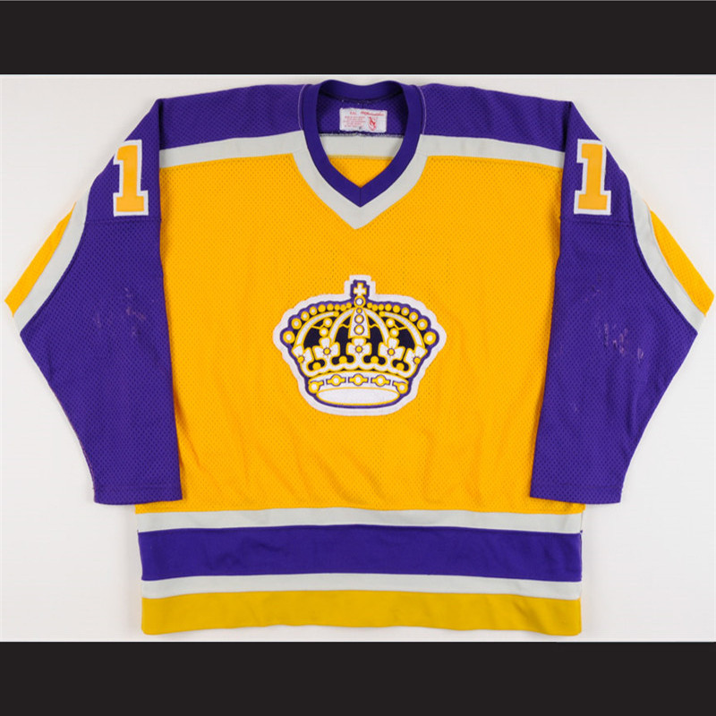 1981 Charlie Simmer Los Angeles Kings Retro hockey jerseys