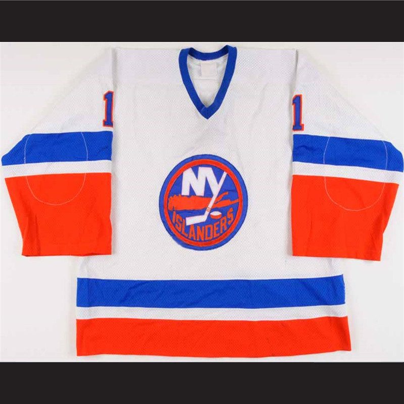 1982-83 Roland Melanson New York Islanders Stanley Cup Season - 2nd Team NHL All Star - William M. Jennings Trophy hockey Jersey