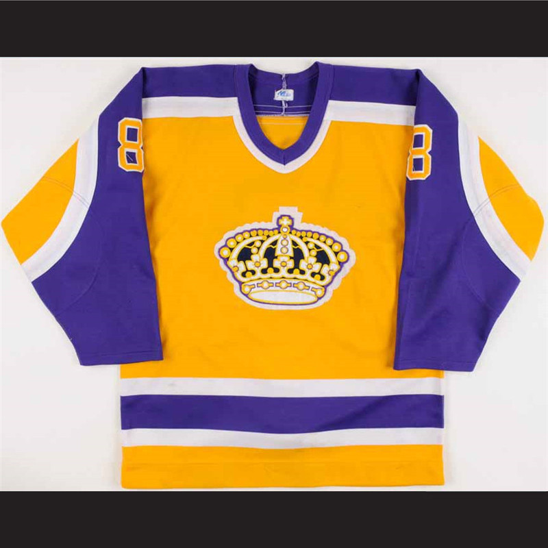 1982-83 Terry Ruskowski Los Angeles Kings Retro hockey jerseys